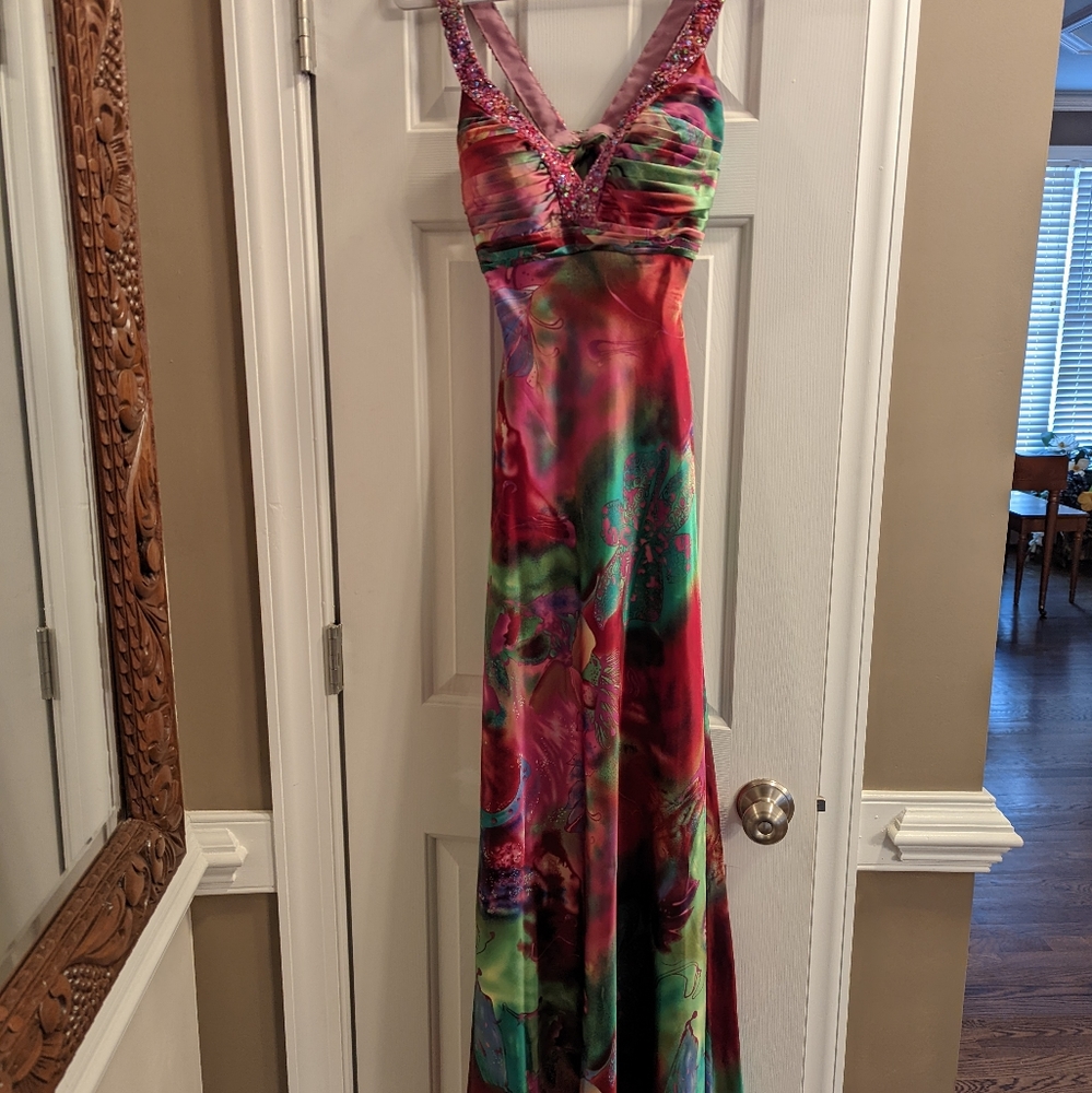 David's Bridal long dress size 4